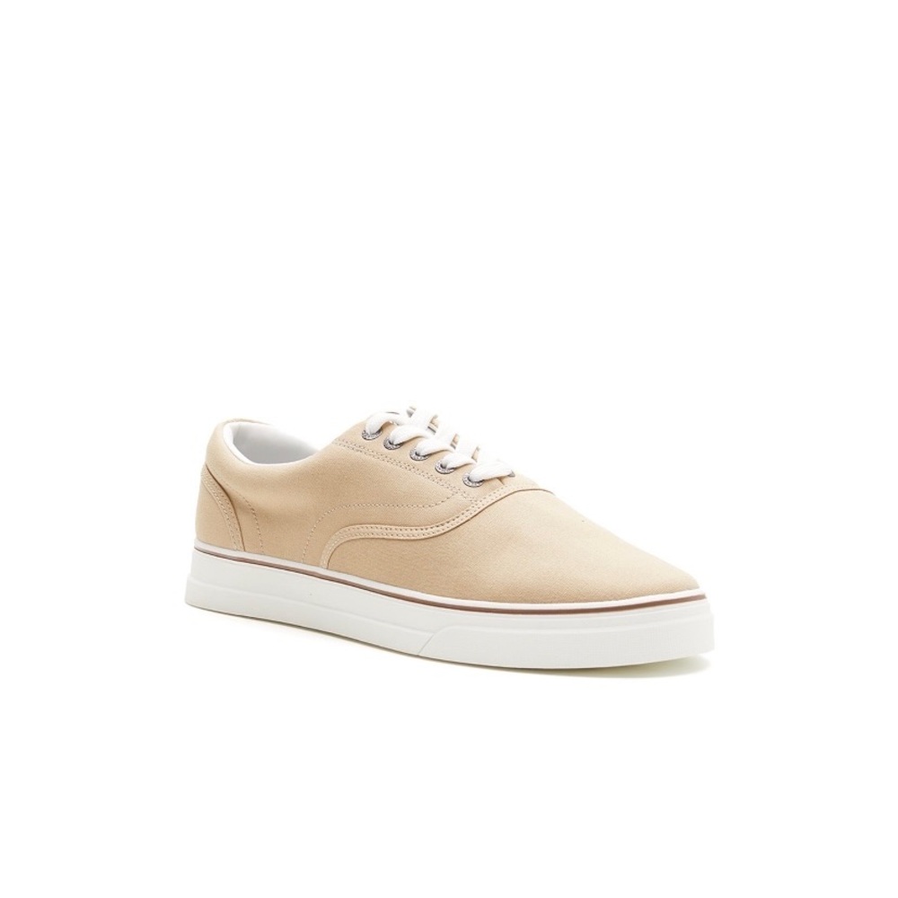 Chap's Men's Chace Taupe Color Canvas Lace-up Casual Sneaker VARIOUS SIZES